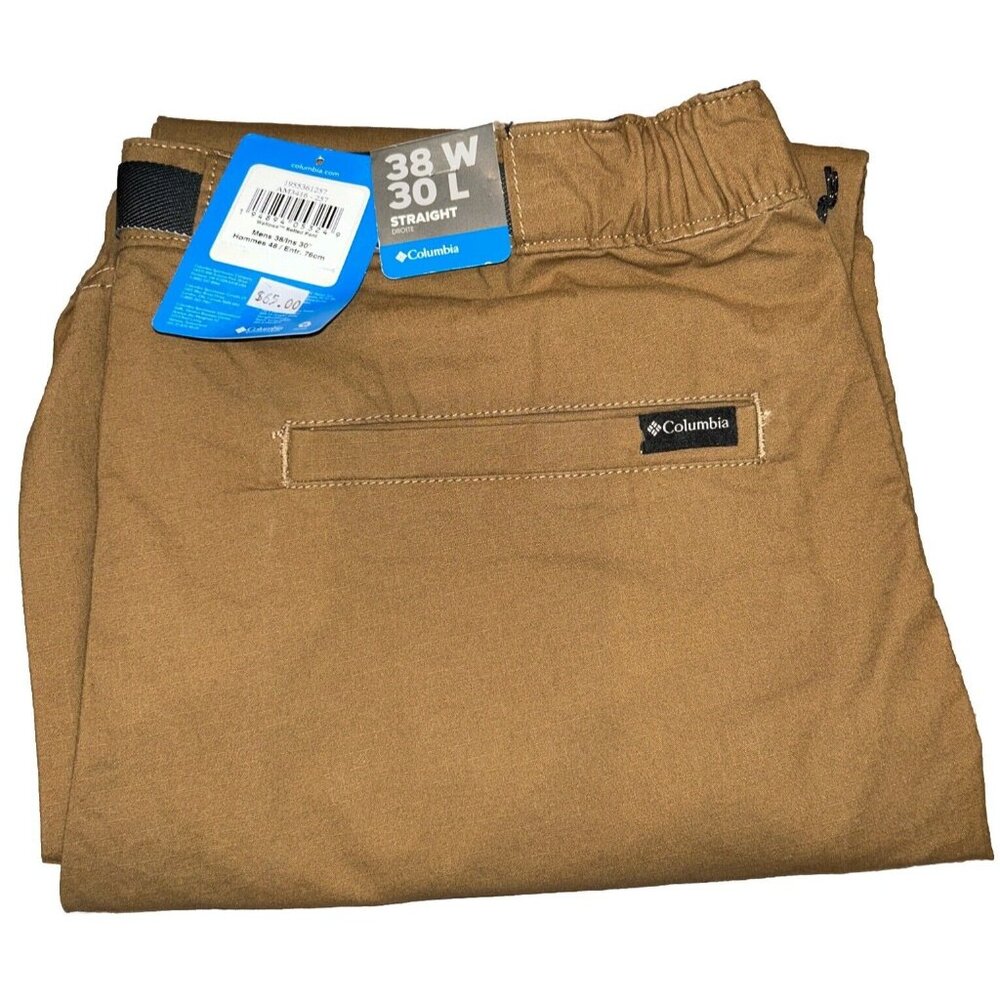 Columbia Men's 38x30 Wallowa Belted Straight Pants MSRP $65
